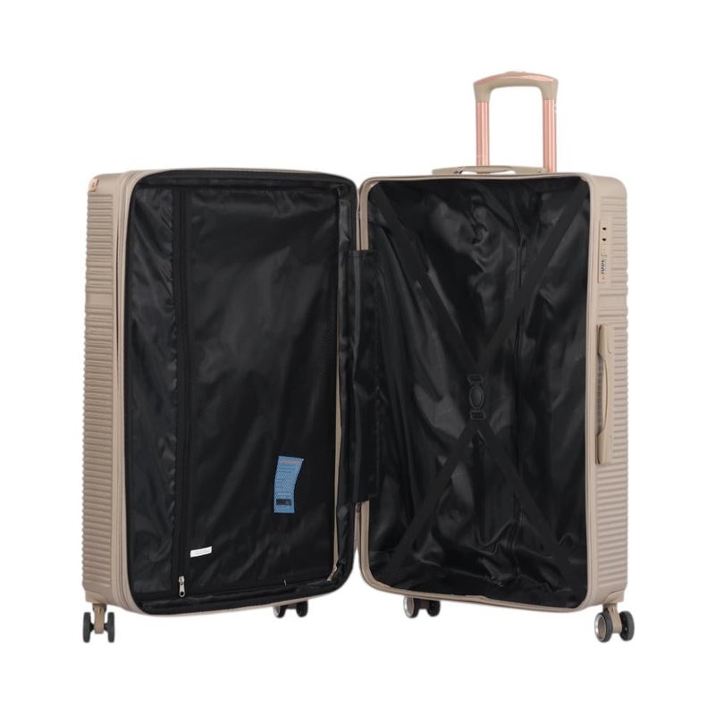 أفياتور شنط سفر  دبش عروسة - مكون من 4قطع ويشمل حقيبتين يد - بكفرات دبل وقفل رقمي ثابت -  ماركة / AVIATOR - Image 3